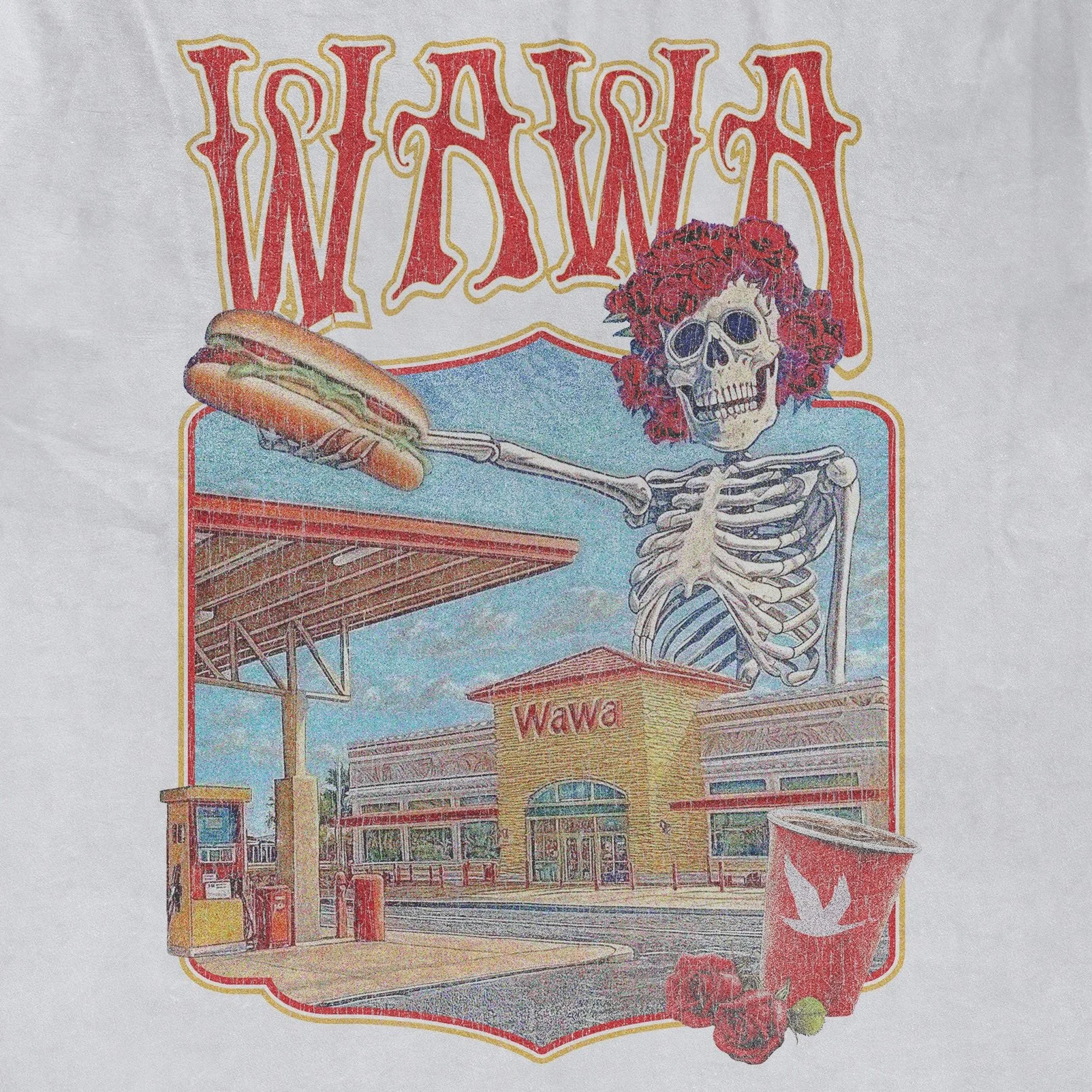 The Holiday Steal Your Face Grateful Dead T-Shirt — Wavey
